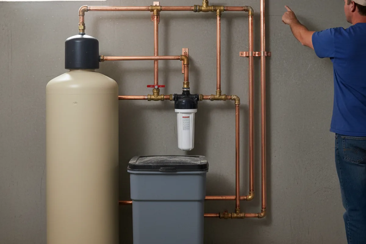 Whole-house water treatment system installed in Ionia